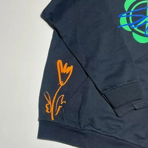 Adidas X Sean Wotherspoon Superturf Hoodie Men Sz: L Black Multicolor HI… - Picture 6 of 8